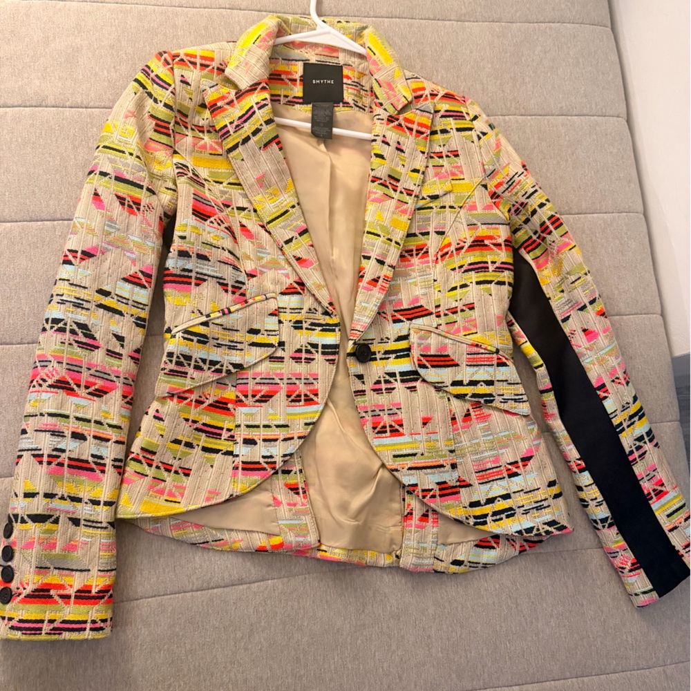 Smythe Multicolor Patterned Blazer